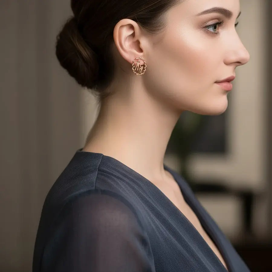 Eco-Friendly Gold Earrings