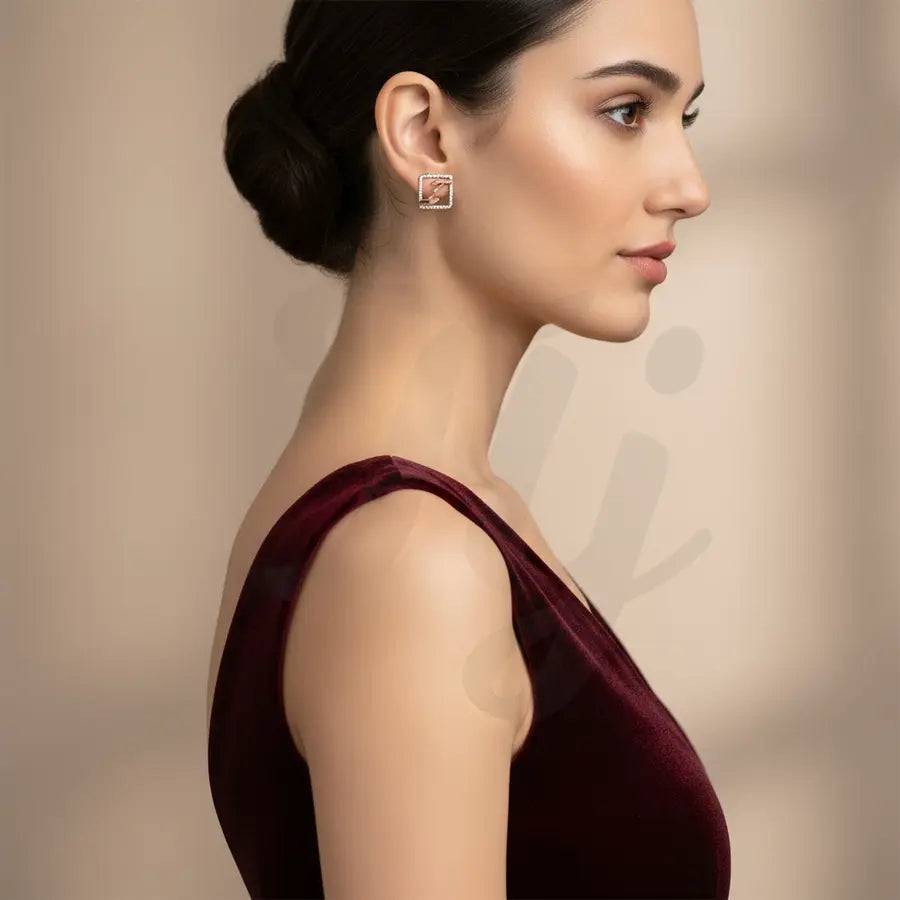 Giving & Receiving Hands Gold Earrings