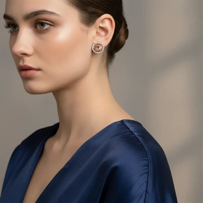Wake-Up Pose Gold Earrings