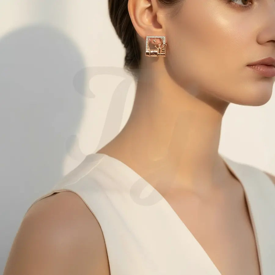 Wake Up Gold Earrings