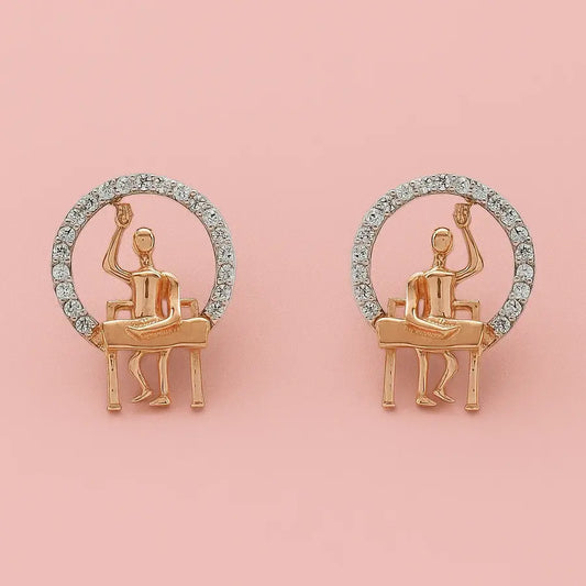 Curious Mind Gold Earrings