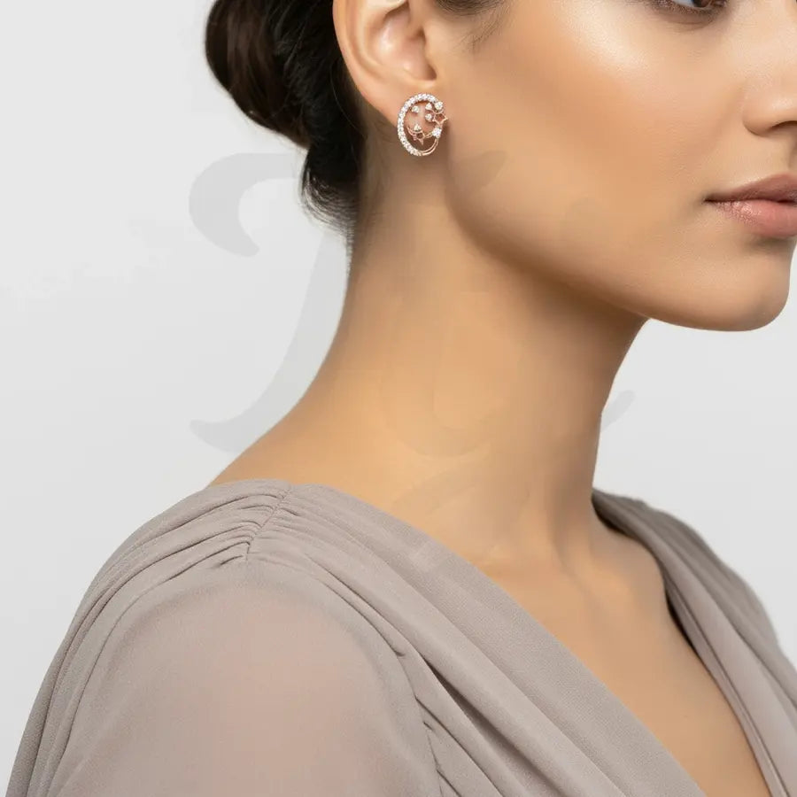 Stars & Stones Gold Earrings
