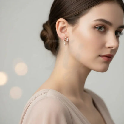 Music Love Gold Earrings