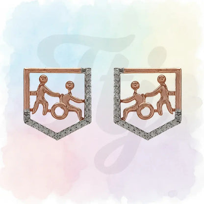 Humanity Gold Earrings