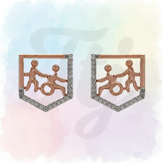Humanity Gold Earrings