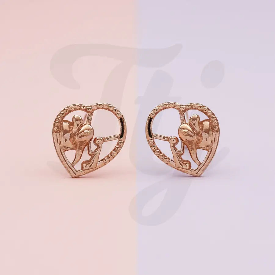 Elephant Blessing Gold Earrings