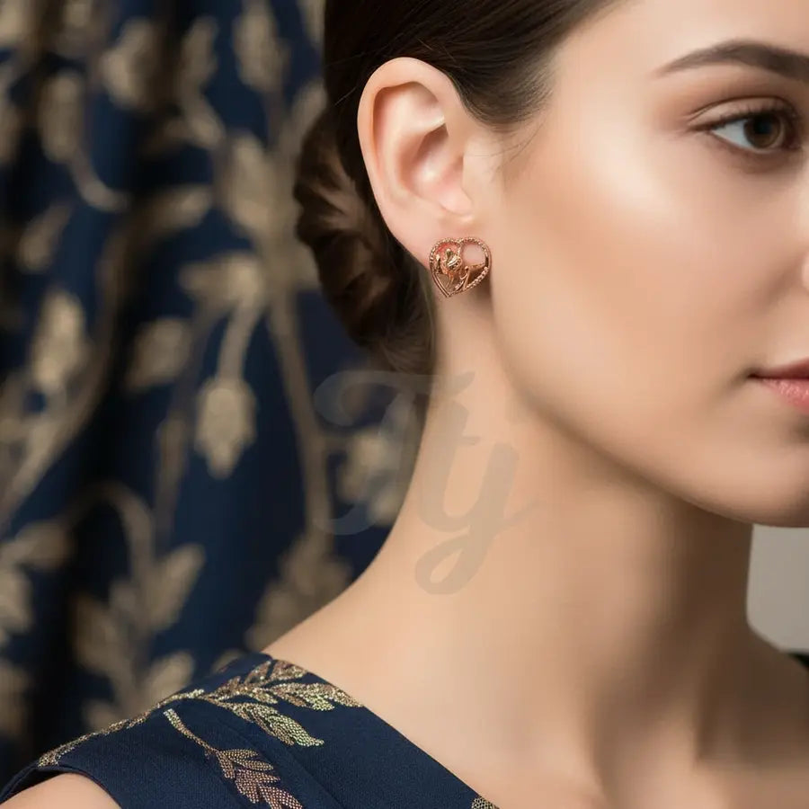 Elephant Blessing Gold Earrings