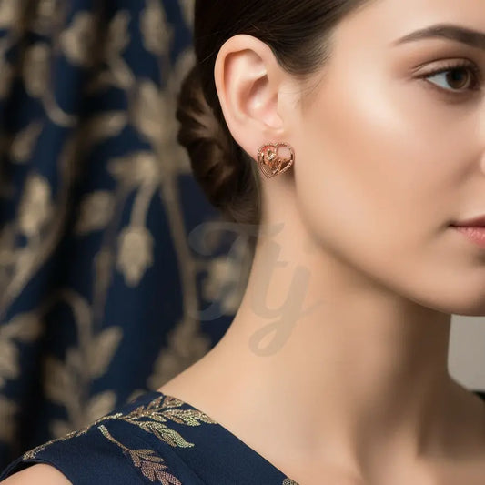 Elephant Blessing Gold Earrings