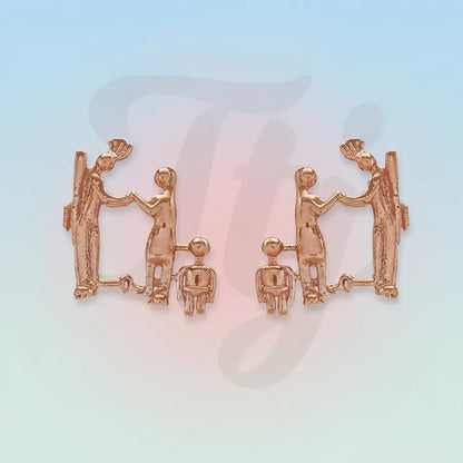 Wedding Gold Earrings