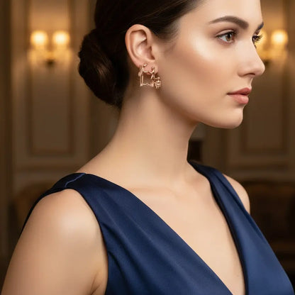 Wedding Gold Earrings