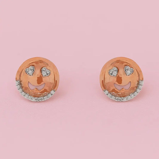 Heart Emoji Gold Earrings