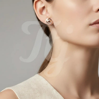 Heart Emoji Gold Earrings