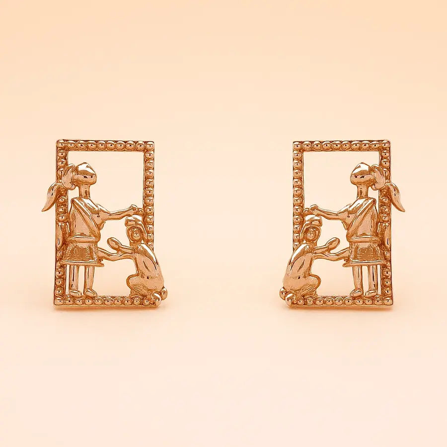 Proposal Gold Earrings