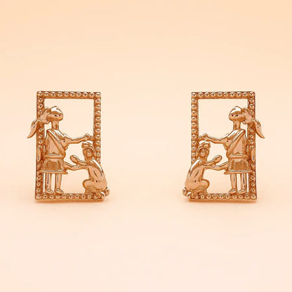 Proposal Gold Earrings