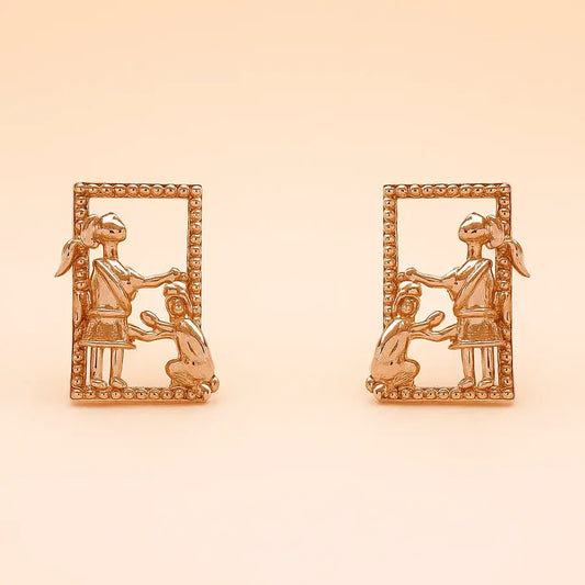 Proposal Gold Earrings