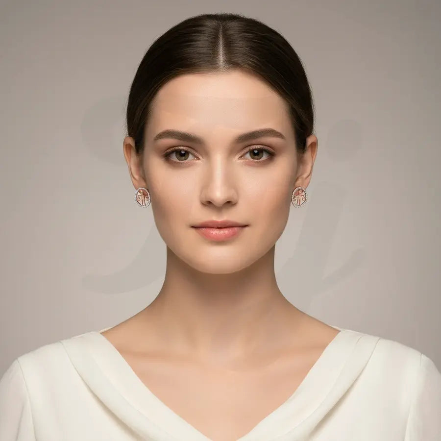 Justice Scale Gold Earrings
