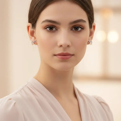 Elephant Gold Earrings