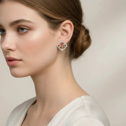 Pointing Hands Duo Gold Earrings
