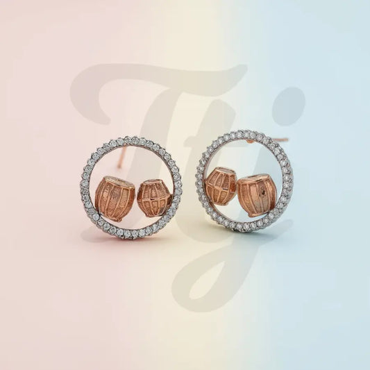 Mridhangam Gold Earrings