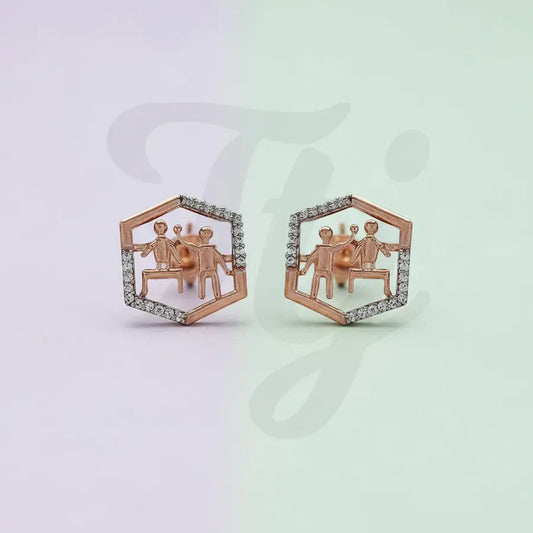 Encouragement Gold Earrings