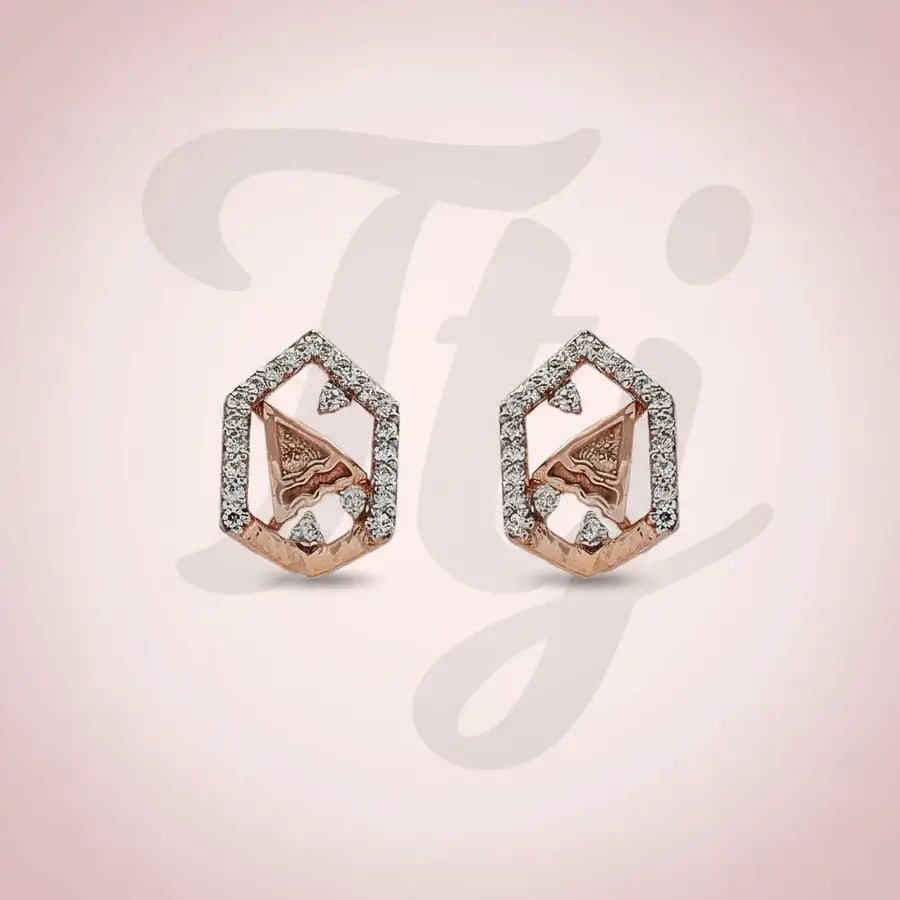 Fish Love Gold Earrings