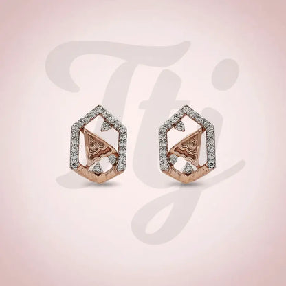 Fish Love Gold Earrings