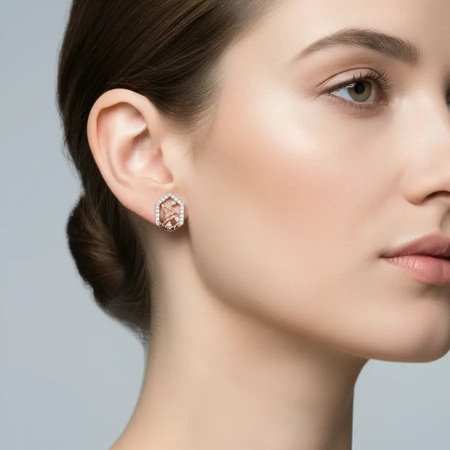 Fish Love Gold Earrings