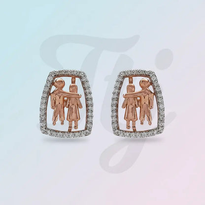 Couple Love Gold Earrings
