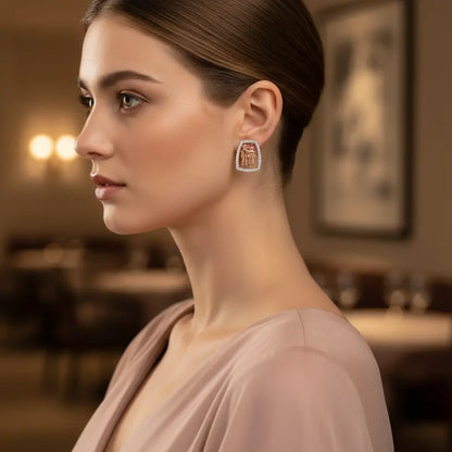 Couple Love Gold Earrings