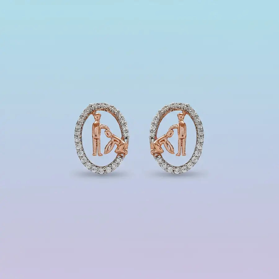 Blessing Gold Earrings