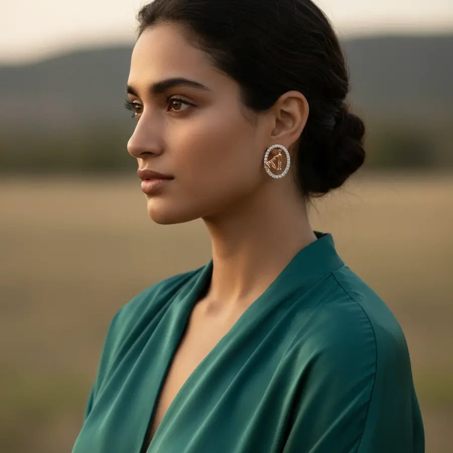 Blessing Gold Earrings
