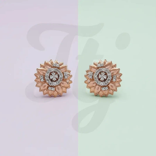 Sunflower Gold Earrings
