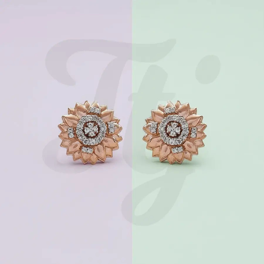 Sunflower Gold Earrings