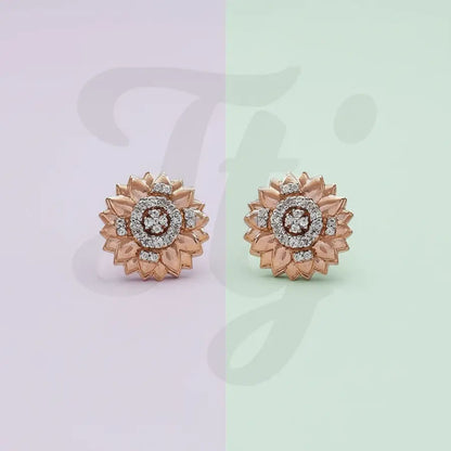 Sunflower Gold Earrings