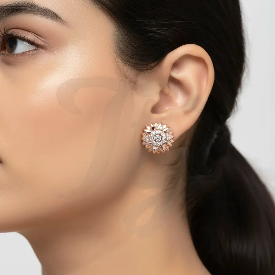 Sunflower Gold Earrings