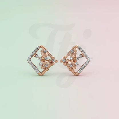 Floral Gold Earrings