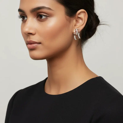 Music Symbols Gold Earrings