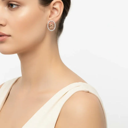 Yoga Pose Gold Earrings