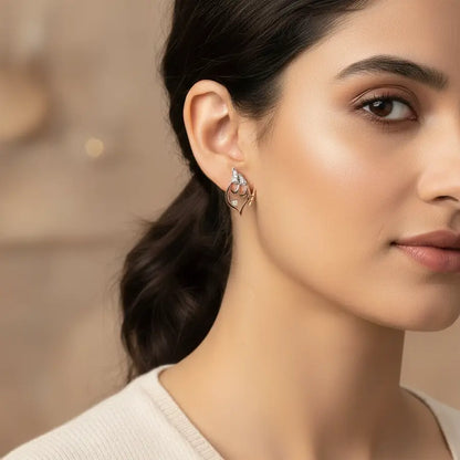 Bird Gold Earrings